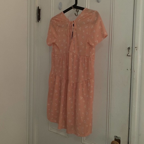 Saints Pink Floral Tiered Flowy Dress - Picture 4 of 6